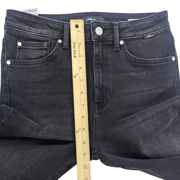 Mavi Jeans Scarlett Super High Rise Super Skinny Jeans Womens 27 Black NEW - Picture 7 of 12